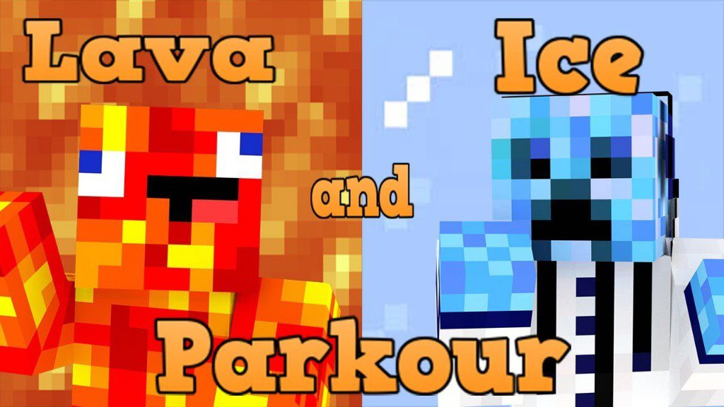 Lava and Ice Parkour Map 1.12.2, 1.12 for Minecraft 1