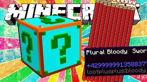 Lucky Block Plural Mod 1.8 (Get The Ultimate Sword) Thumbnail