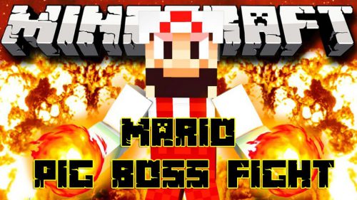 Mario Pig Boss Fight Map 1.12.2, 1.12 for Minecraft Thumbnail