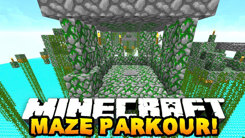 Maze Parkour Map 1.12.2, 1.12 for Minecraft 1