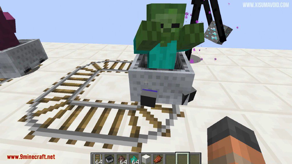 Minecraft 1.13 Snapshot 18w02a (Customizable Enderman) 7