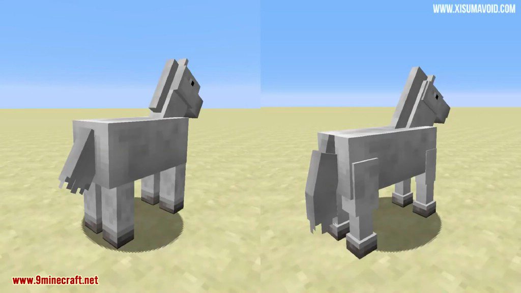 Minecraft 1.13 Snapshot 18w03b (Horse Model Changes) 4