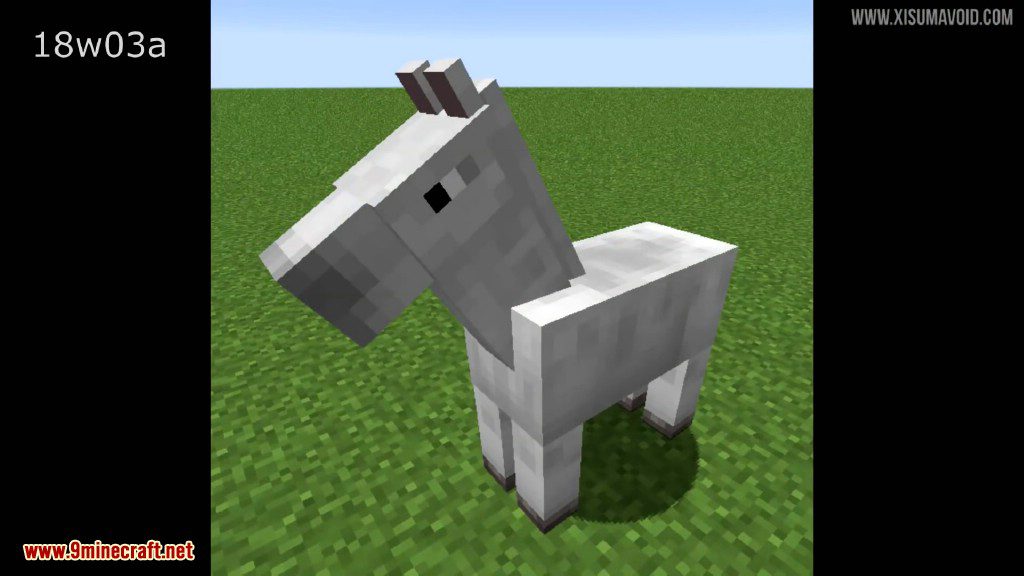 Minecraft 1.13 Snapshot 18w03b (Horse Model Changes) 8