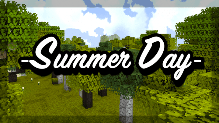 RangerCraft Summer Day Resource Pack 1.12.2, 1.11.2 1