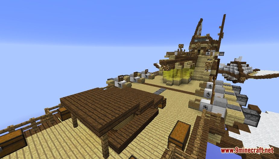 Steampunk Airship Map 1.12.2, 1.12 for Minecraft 11