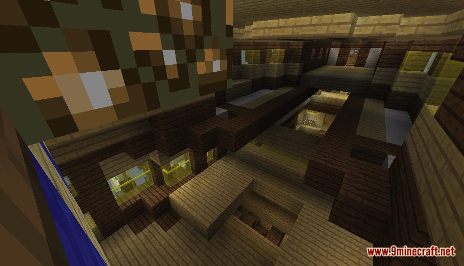 Steampunk Airship Map 1.12.2, 1.12 for Minecraft 12