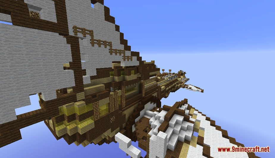 Steampunk Airship Map 1.12.2, 1.12 for Minecraft 6