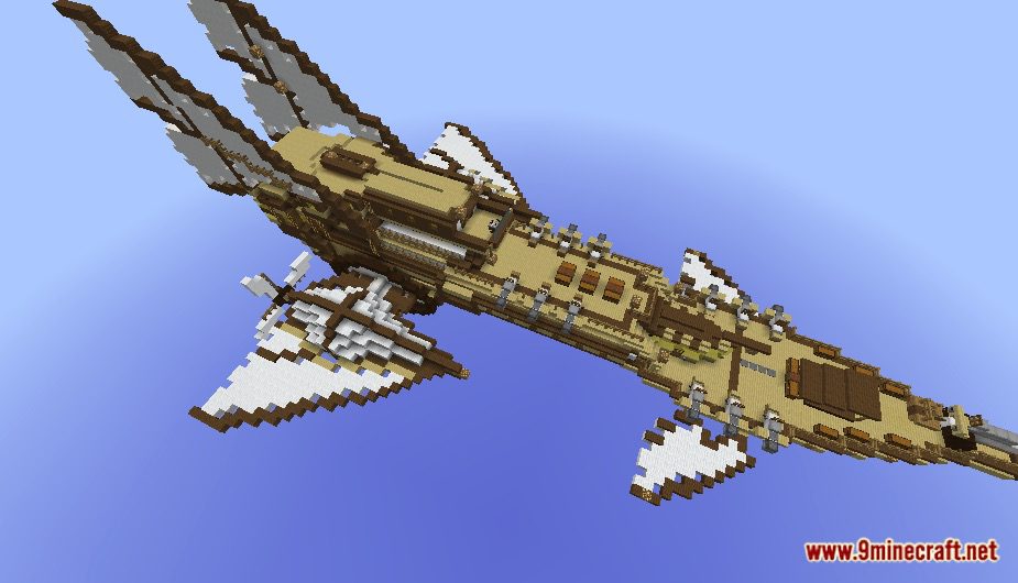 Steampunk Airship Map 1.12.2, 1.12 for Minecraft 7