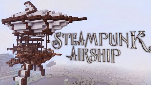 Steampunk Airship Map 1.12.2, 1.12 for Minecraft Thumbnail