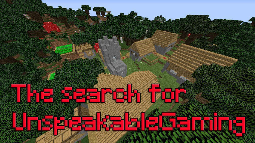 The Search for UnspeakableGaming Map 1.12.2, 1.12 for Minecraft 1