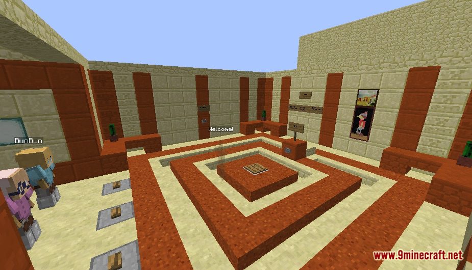 15x15 Buttons Map 1.12.2, 1.12 for Minecraft 2