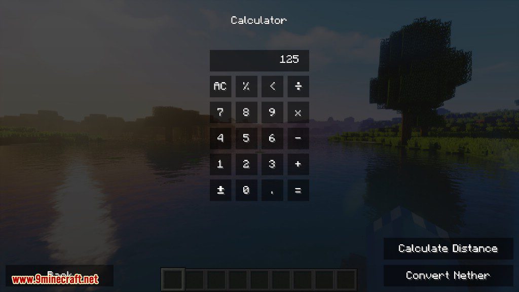 Calculations Mod 1.12.2, 1.11.2 (Simple Calculator GUI) 2