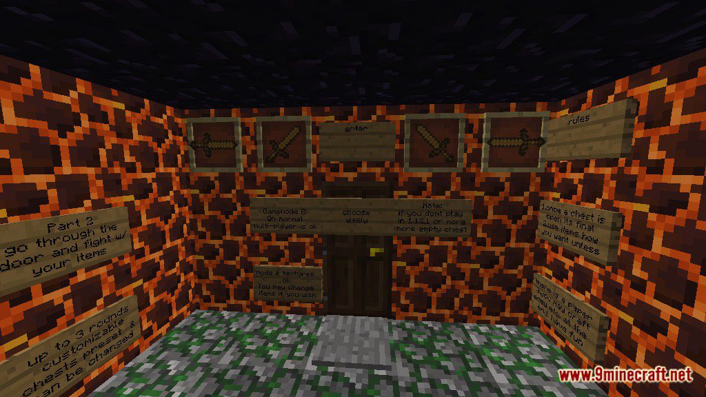 Chest Roulette Map 1.12.2, 1.12 for Minecraft 3