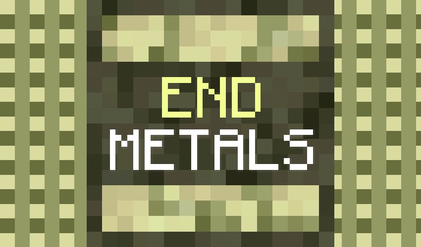 End Metals Mod 1.12.2, 1.11.2 (Modded Ores to the End Dimension) 1