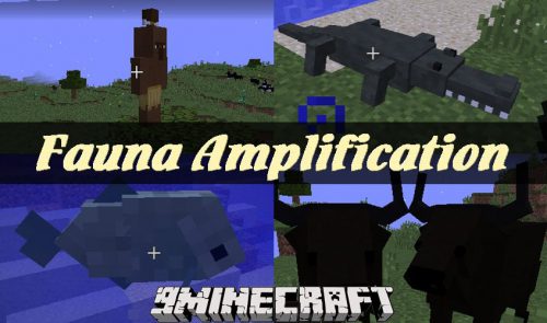 Fauna Amplification Mod 1.12.2 (Animals with Aggressive Behavior) Thumbnail