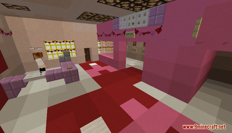 Find The Button: Your Valentine Map 1.12.2 for Minecraft 6