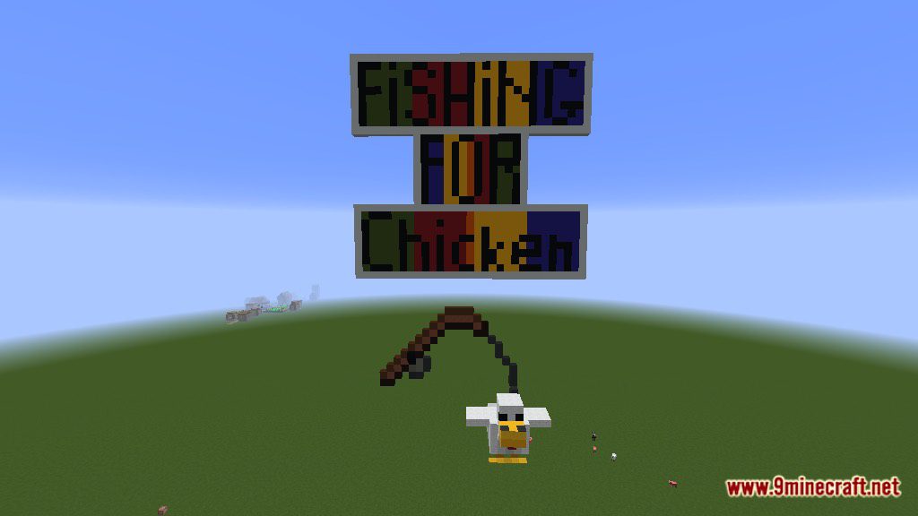 Fishing For Chicken Map 1.12.2, 1.12 for Minecraft 11