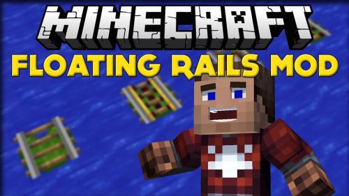 Floating Rails Mod 1.12.2, 1.7.10 (Rails Place on Water, Lava) Thumbnail