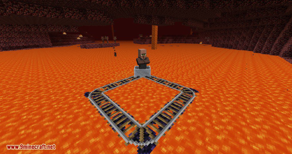 Floating Rails Mod 1.12.2, 1.7.10 (Rails Place on Water, Lava) 6