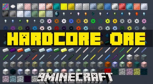 Hardcore ORE Mod 1.12.2, 1.11.2 (Based on Real Life Metals) Thumbnail