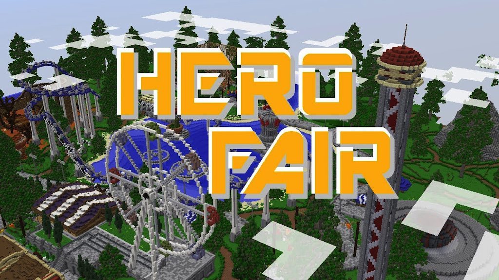 HeroFair Amusement Park Map 1.12.2, 1.12 for Minecraft 1