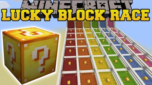 Lucky Block Races Map 1.12.2, 1.12 for Minecraft Thumbnail