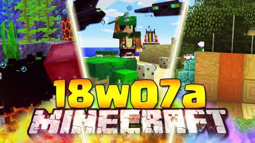 Minecraft 1.13 Snapshot 18w07a (Turtles, Phantoms, Tridents) Thumbnail