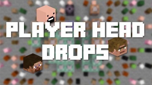 Players Drop Heads Mod (1.21, 1.20.1) Thumbnail