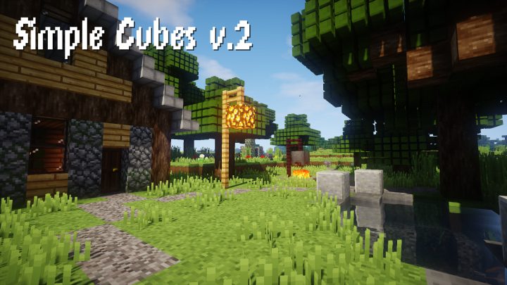 Simple Cubes Resource Pack 1.13.2, 1.12.2 1