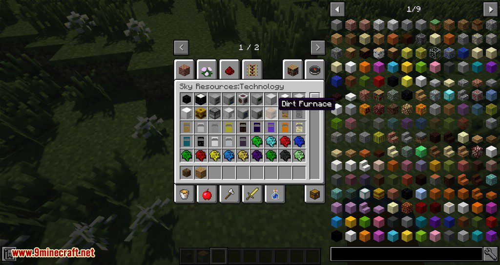 Sky Compression Mod 1.12.2 (Compressed Blocks, Items, Tools) 3