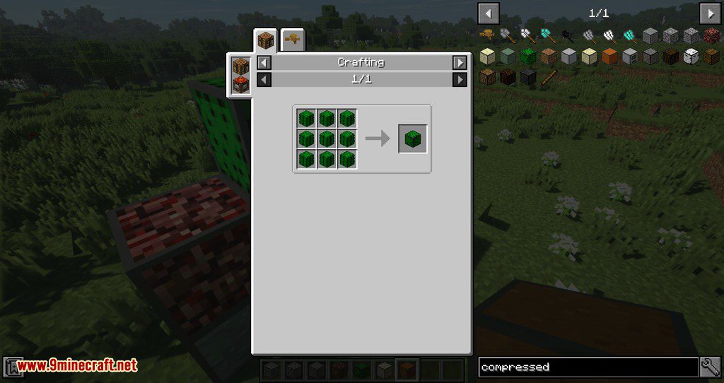 Sky Compression Mod 1.12.2 (Compressed Blocks, Items, Tools) 7