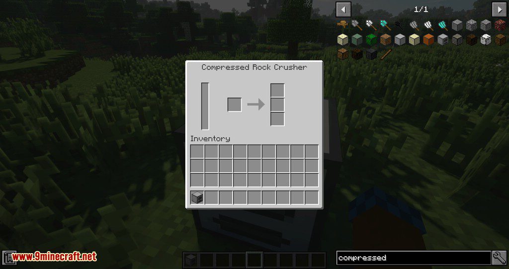 Sky Compression Mod 1.12.2 (Compressed Blocks, Items, Tools) 12