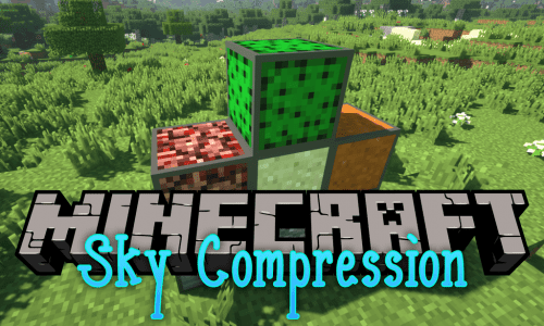 Sky Compression Mod 1.12.2 (Compressed Blocks, Items, Tools) Thumbnail