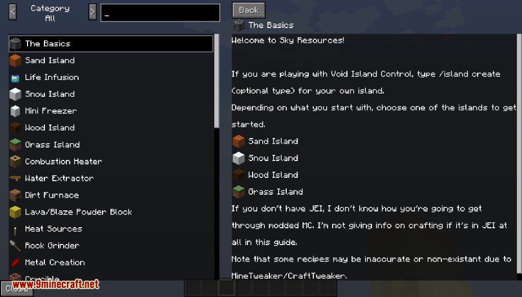 Sky Resources 2 Mod 1.12.2, 1.11.2 (Skyblock Companion) 5