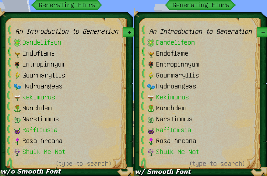 Smooth Font Mod 1.12.2, 1.11.2 (Smoother and Easier to Read) 5