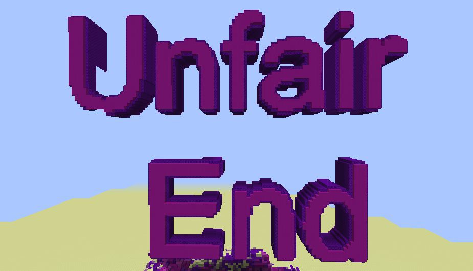 Unfair End Map 1.12.2, 1.12 for Minecraft 1