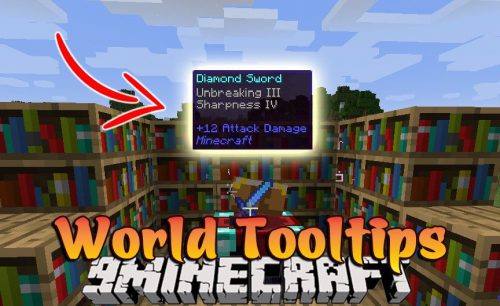 World Tooltips Mod 1.12.2, 1.10.2 (Tooltips Over Items) Thumbnail