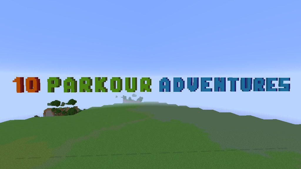 10 Parkour Adventures Map 1.12.2, 1.12 for Minecraft 1