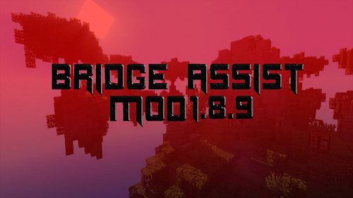 Bridge Assist Mod 1.8.9 (Keybind + Command System) Thumbnail