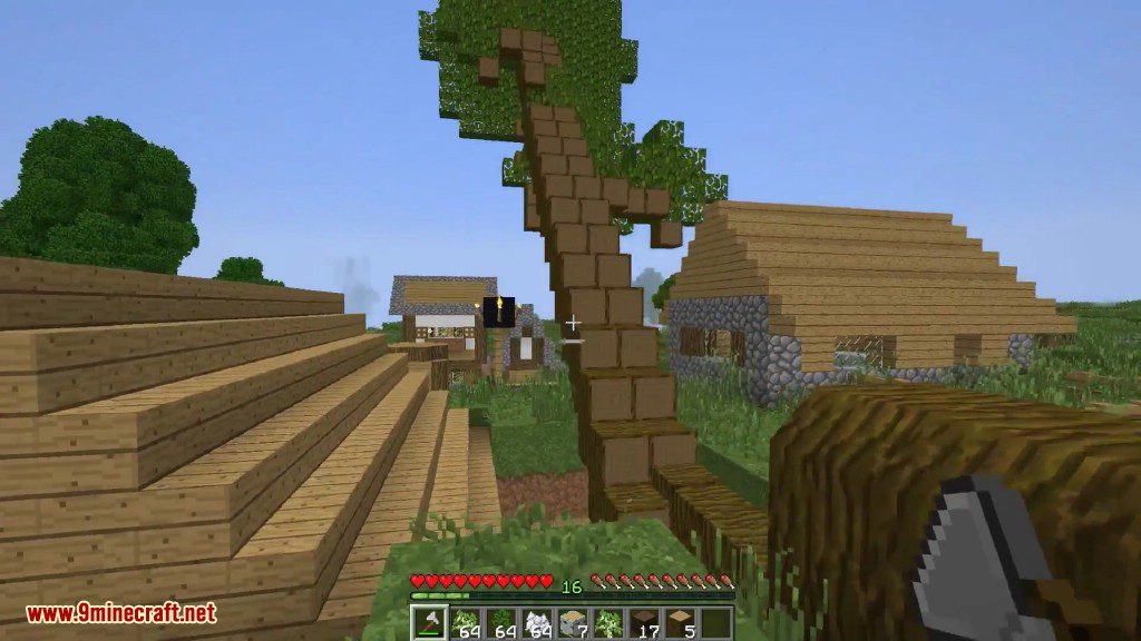 Chop Down Updated Mod (1.12.2, 1.11.2) - Realistic Tree Chopping 13