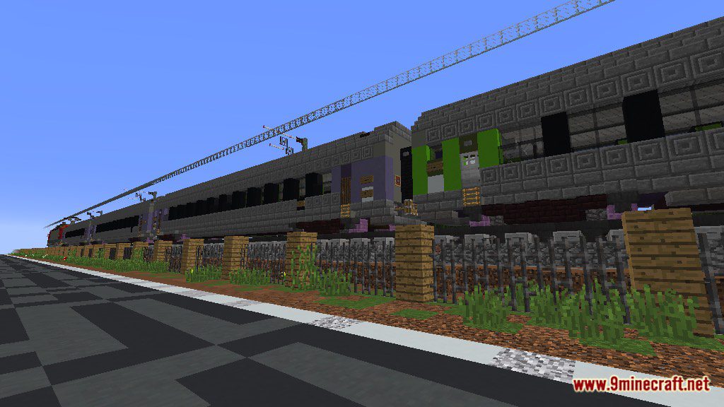 Coral Passenger Cars Map 1.12.2, 1.12 for Minecraft 2