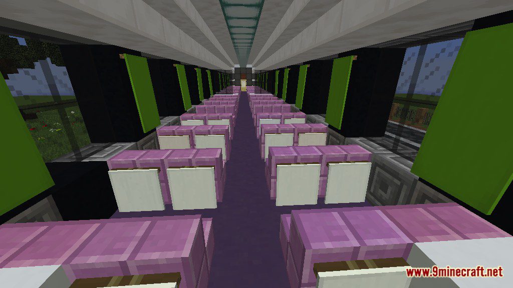 Coral Passenger Cars Map 1.12.2, 1.12 for Minecraft 5