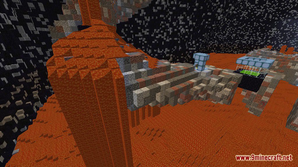 Death Runners: Volcano Island Map 1.12.2, 1.12 for Minecraft 12