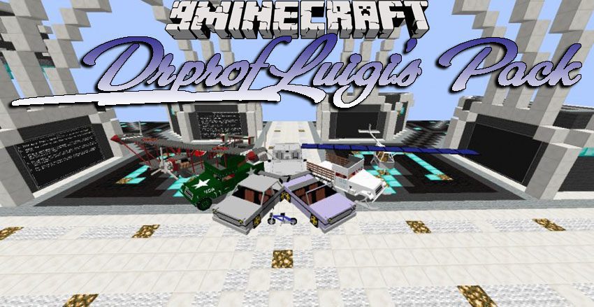 Dr_prof_Luigi's Content Pack Mod 1.12.2, 1.7.10 (Get Cars and Planes) 1
