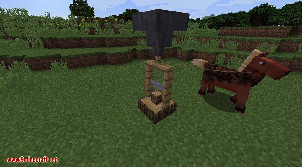 Horse Power Mod 1.12.2, 1.11.2 (Horse Powered Mill) 4