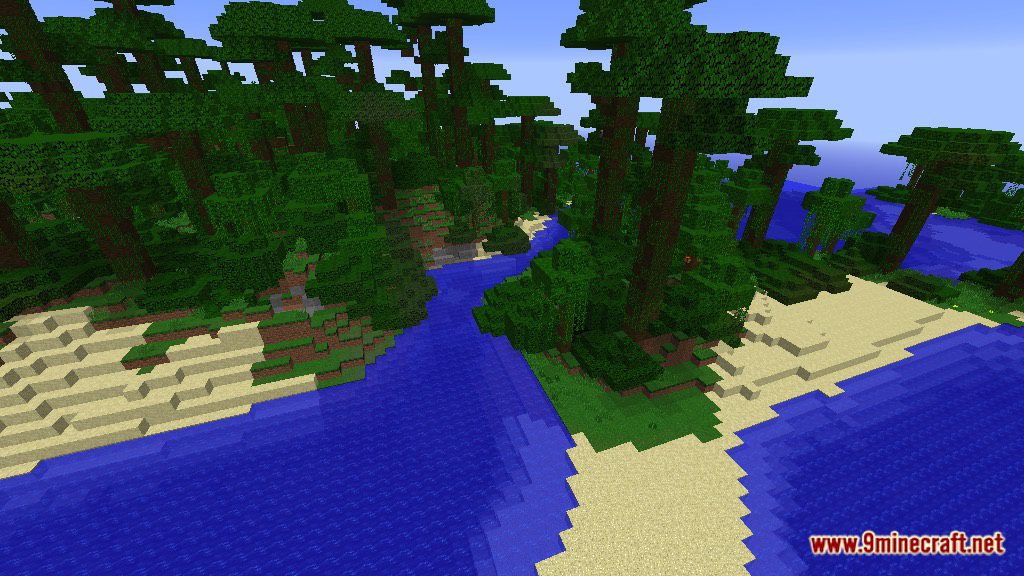 Jungle Island Map 1.12.2, 1.12 for Minecraft 2