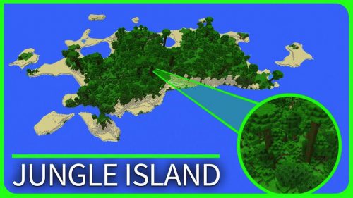 Jungle Island Map 1.12.2, 1.12 for Minecraft Thumbnail