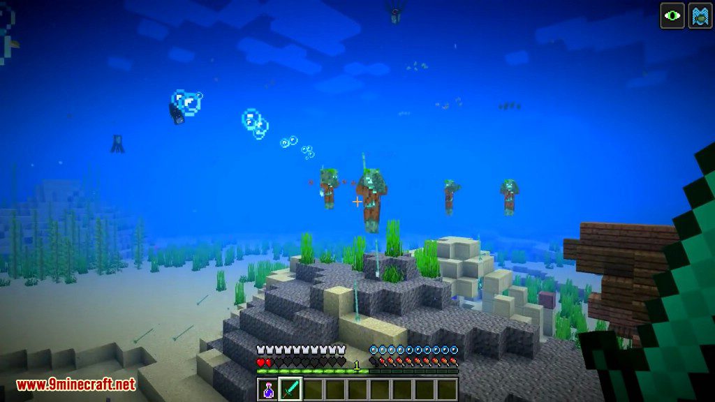 Minecraft 1.13 Snapshot 18w11a (New Drowned Mob & Shipwrecks) 6