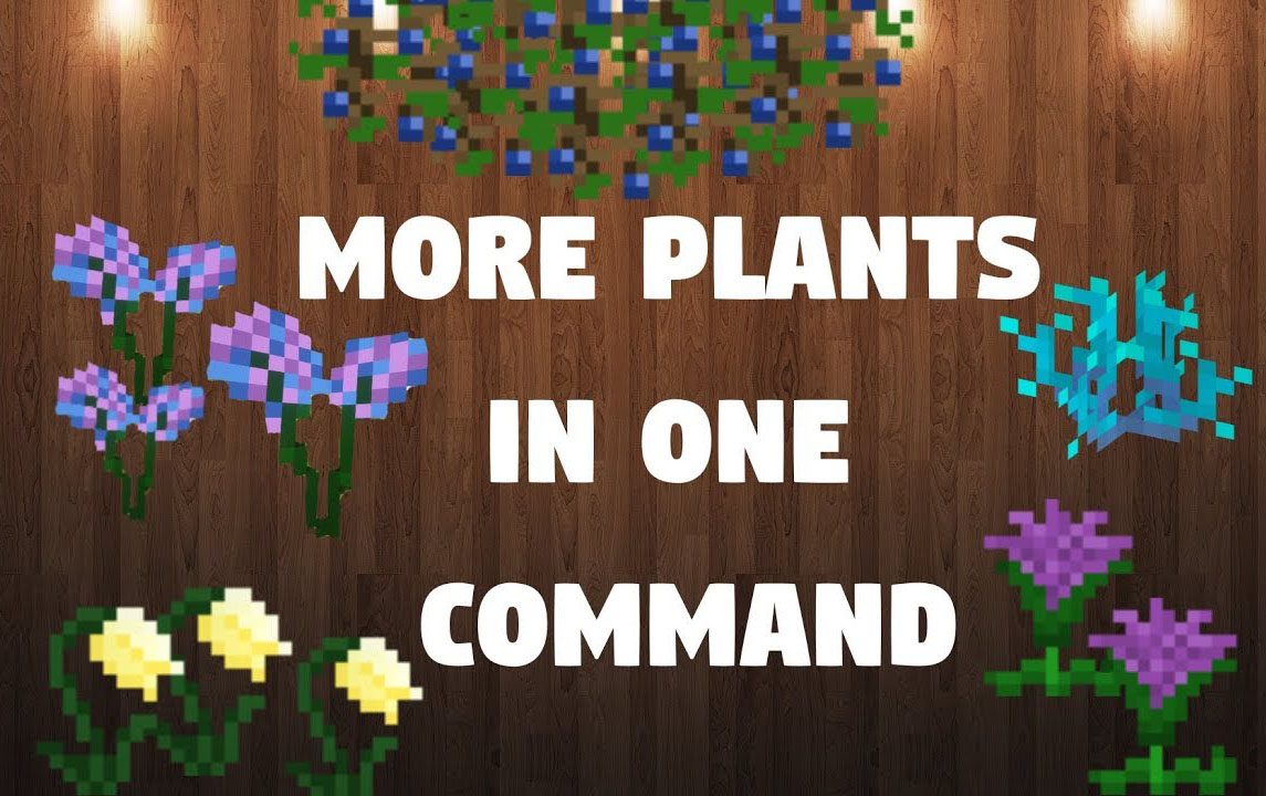 More Plants Command Block 1.12.2, 1.11.2 1