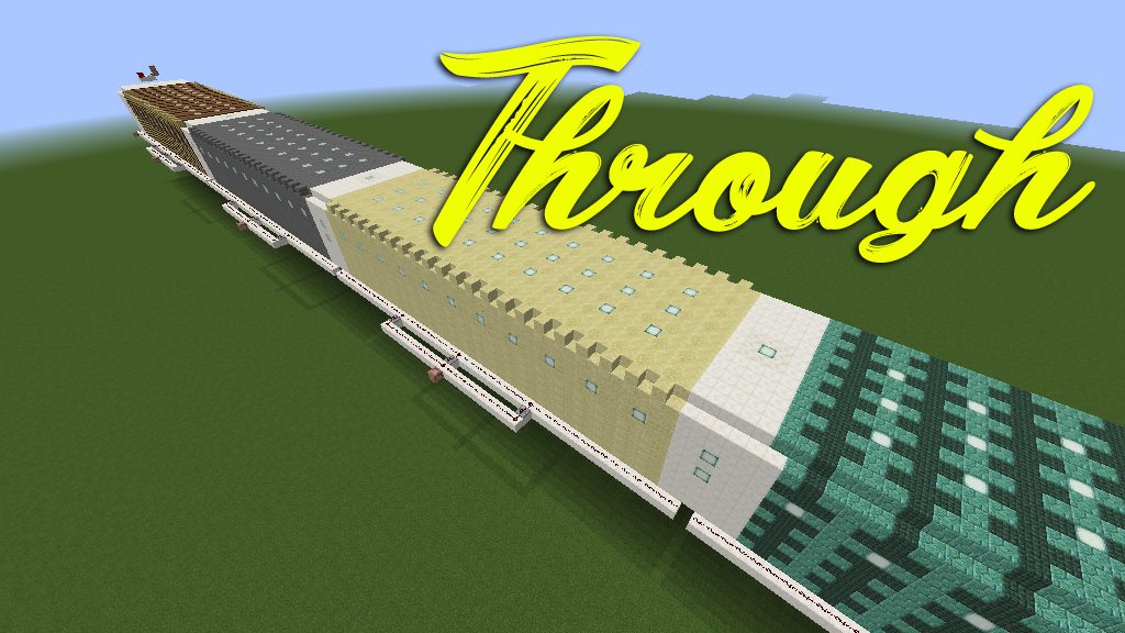 Through Map 1.12.2, 1.12 for Minecraft 1